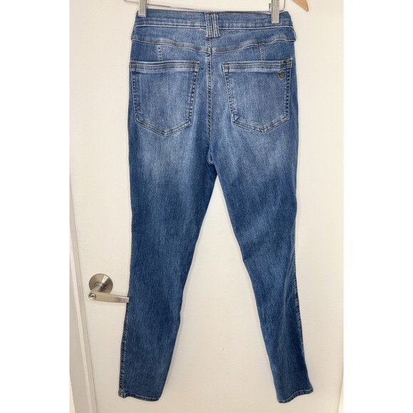 Kuhl Jeans Womens 8 Blue Indigo Dye Flex Denim Skinny Super Stretch REI Classic - Picture 6 of 8